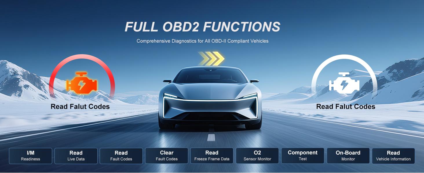 GOOLOO DS200 OBD2 Scanner for Car, Bluetooth Wireless All System Diagnostic Tool for iOS&Android, Bi-Directional Control,8+ Hot Reset,Repair Guides,Check Engine Code Reader,Live Data&Performance Test