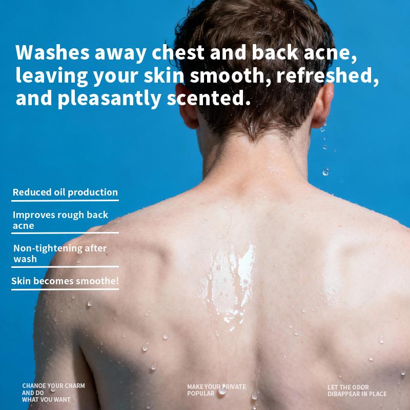 ASSEEK Magnetic Attraction Body Wash for Men, Pheromone Infused with 24H Long Lasting Fragrance, Exfoliating & Hydrating Shower Gel, 13.53 fl oz