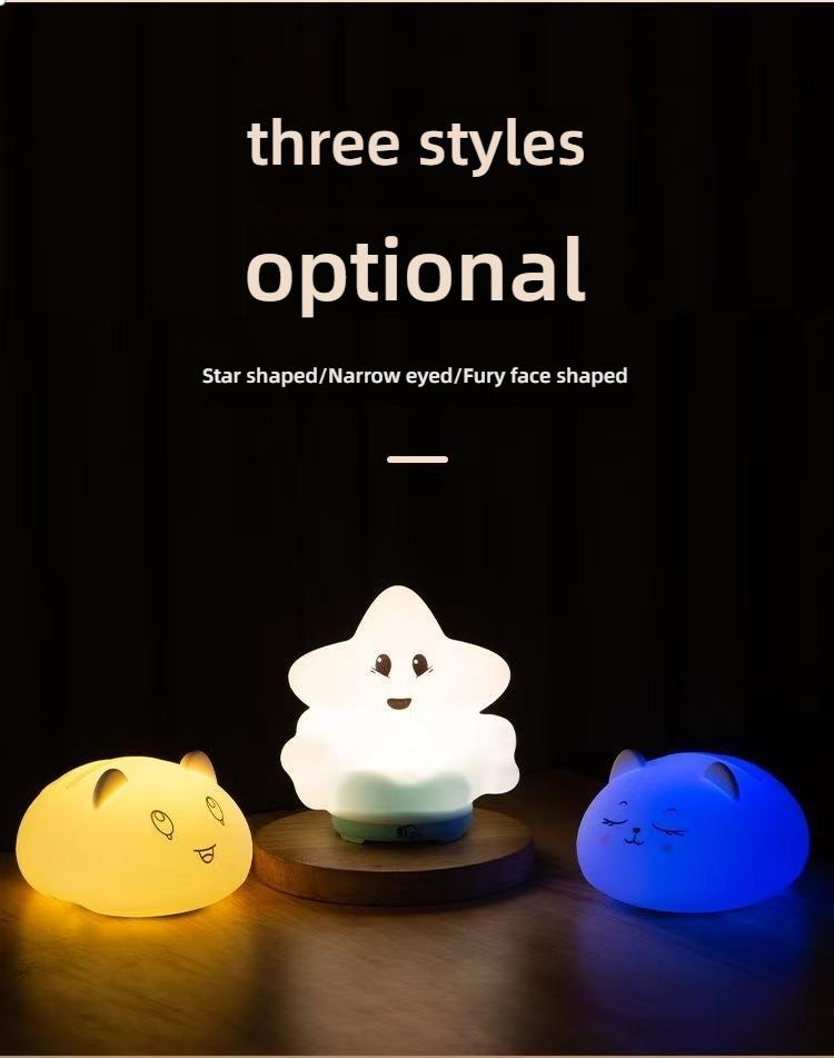 Cute Bluetooth Night Light with App Control - Stepless Dimming, Timer, Colorful Light, Bluetooth Music, Ideal for Sleep & Gift Giving, Perfect for Kids and Bedrooms
