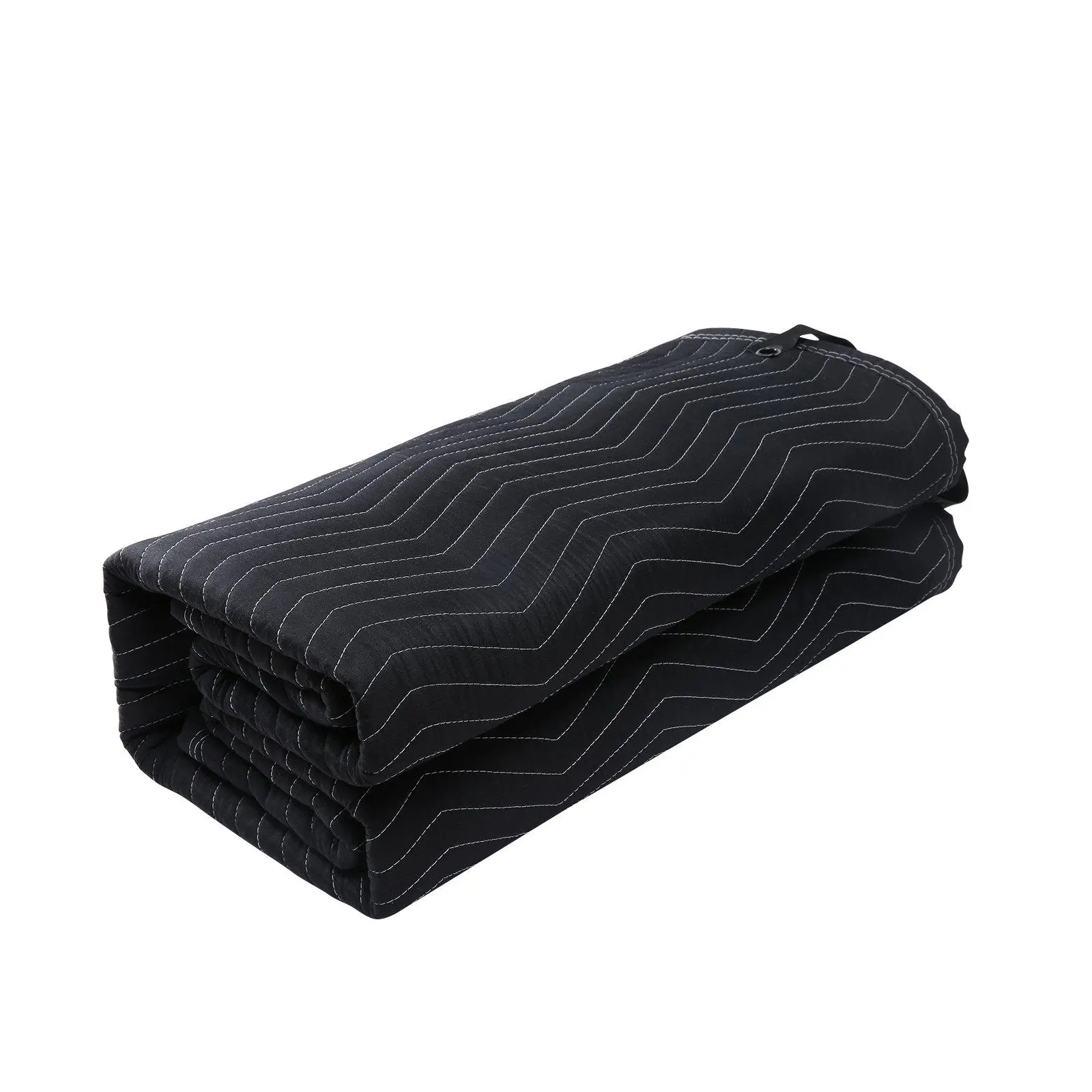 Sound Dampening Blanket, 96" x 80", Extra Large Studio Grommeted Soundproof Blanket with Grommets, Light Blocker for Door Acoustic Noise Blocking Blanket Studio Sound Absorption Sheet, Black