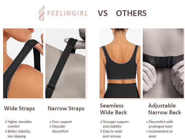 FeelinGirl #LiveStream Bras for Women No Underwire Seamless Light Push Up Bralette Full Coverage Comfy Everyday Bras Wide Straps Comfort Womenswear Everyday