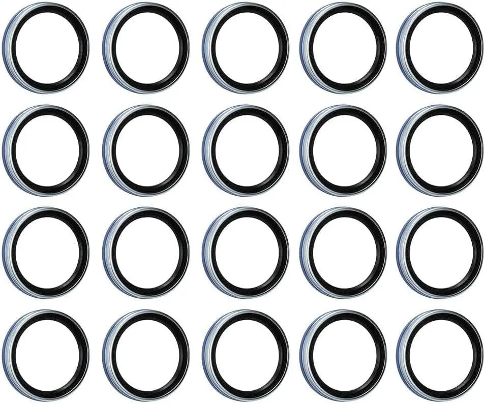 20 Pack of TORQUE Classic Wheel Seal Drive Axle (Replaces SKF 47697 47691 47692 & Stemco 393-0173) Replacement for Freightliner Kenworth Peterbilt Navistar Volvo semi Trucks (20 x TR47697)