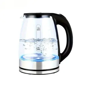 1.8L Electric Glass Kettle Fast Boiling Water Kettle 1500W Auto Shut Off LED Light BPA Free Hot Water Kettle for Tea Coffee Kitchen Dorm Home
