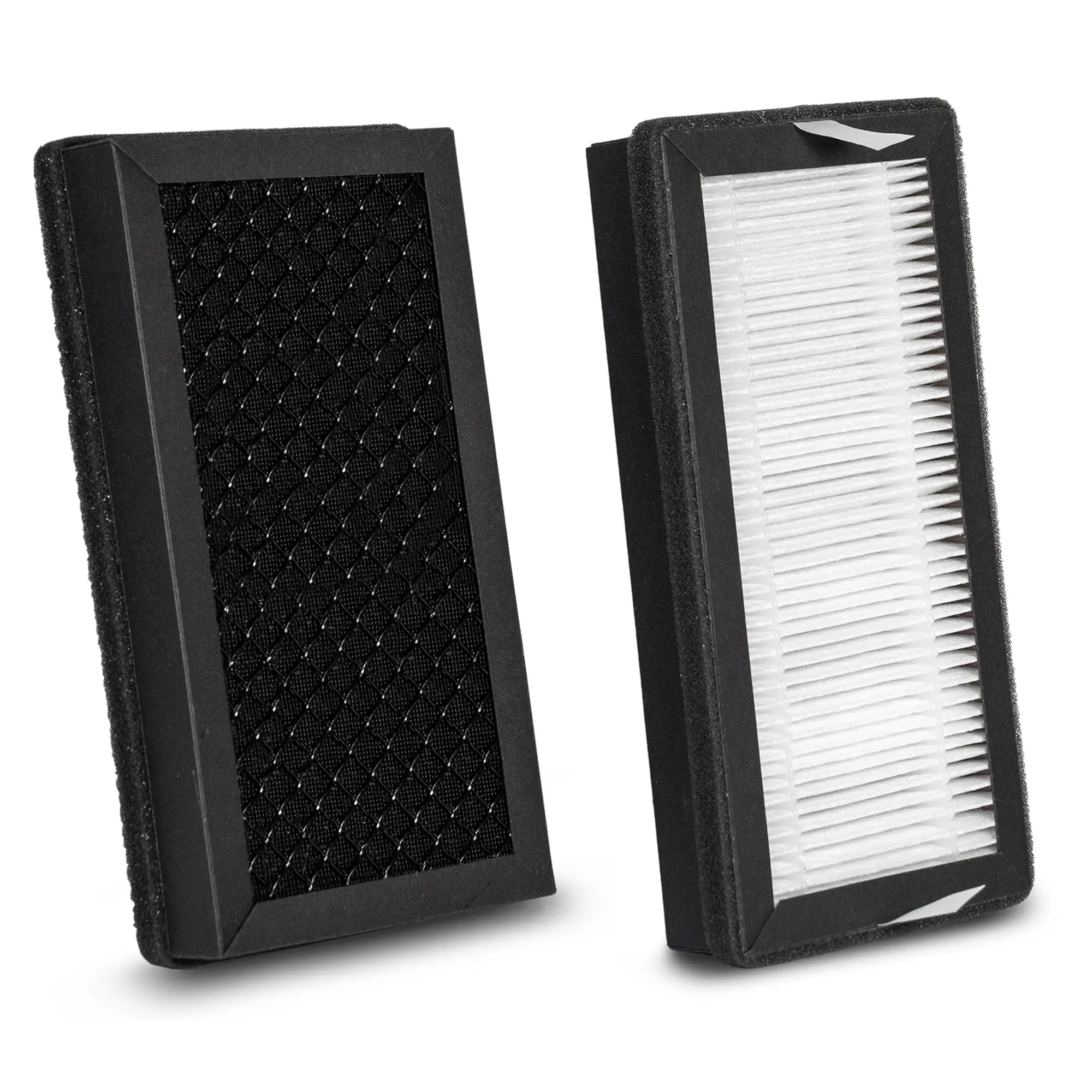 EyeVac Air Purification Replacement Filters (2) - H-13 HEPA Filter Element with Activated Carbon, Odor Control for Household Appliance Parts & Accessories, H-13 Filter