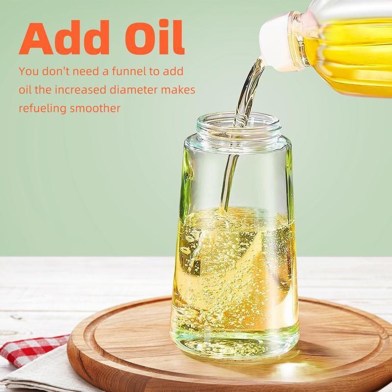 2-in-1 Olive Oil Dispenser and Sprayer for Kitchen, 16oz Premium Glass Oil Bottle for Cooking, Air Fryer, Salad, Grilling, Barbecue Utensils, Food-Grade Oil Sprayer for Precise Control, Healthy Meal Prep, Multi-Color Oil Bottle for Home Use pour tiktoksho 2-in-1 Olive Oil Dispenser and Sprayer for Kitchen, 16oz Premium Glass Oil Bottle for Cooking, Air Fryer, Salad, Grilling, Barbecue Utensils, Food-Grade Oil Sprayer for Precise Control, Healthy Meal Prep, Multi-Color Oil Bottle for Home Use pour tiktoksho