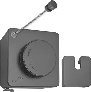 Dravik Retractable Clothesline, Non-Sagging Wall Mounted Laundry Line, Space-Saving Stainless Steel Clothes Line, Heavy Duty Drying Rack 15.6 Ft for Apartment, Dorms, RV & Travel (Gray)