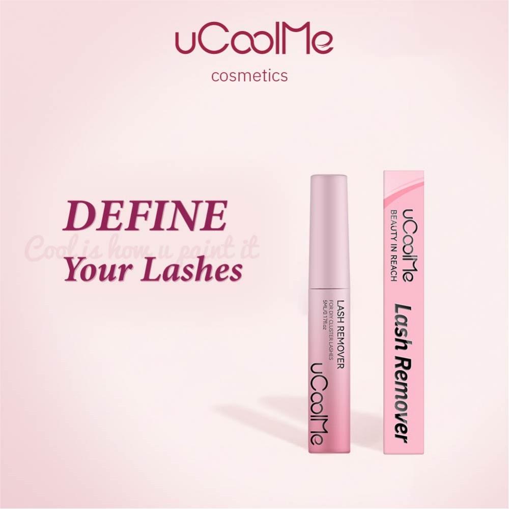 uCoolMe DIY Lash Extensions Bond Breaker Cluster Lash Removal Serum Gentle Non Irritating Cleanser Makeup Remover for At Home Longwear EyeLash Extensions Clear Remover for Self Application Individual Lashes Cosmetic