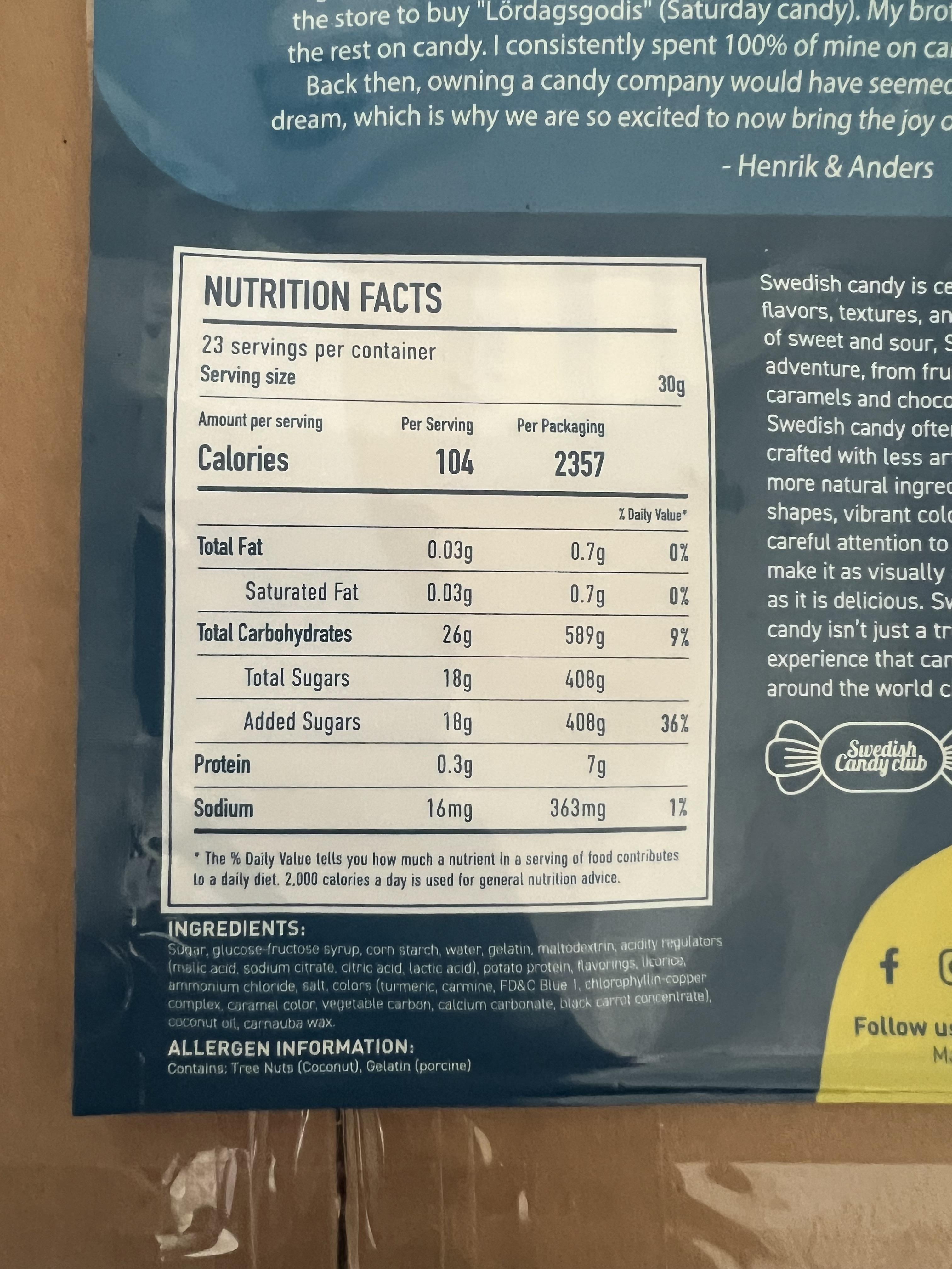 Swedish Candy Club Swede & Sour - 1.5 lbs Assorted Authentic Swedish Candy Mix with Six Types of BUBS & More Sweet Snacks - BUBS, Bonbon, Candy Mix Banana Foam