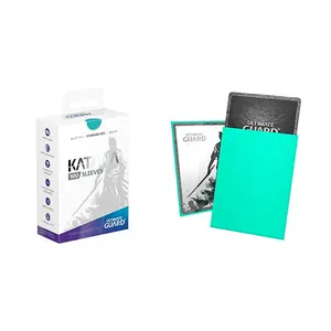 Ultimate Guard Matte Turquoise Katana Sleeves Standard Size Standard Size 100 ct Card Sleeves Individual Pack