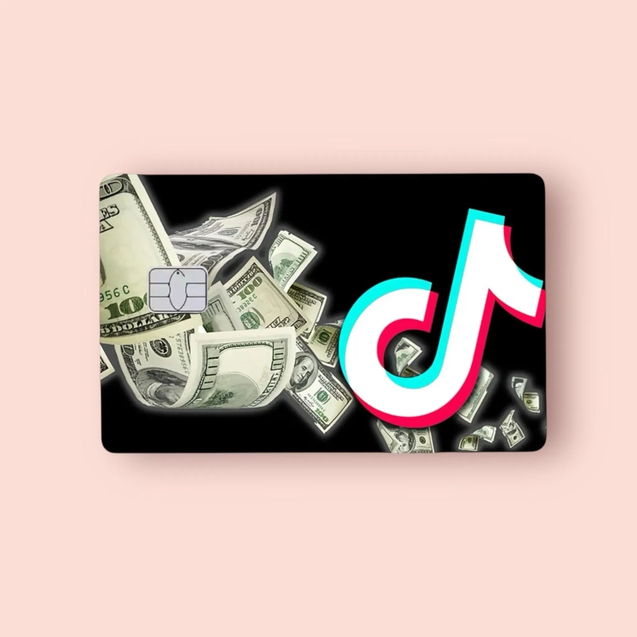 TikTok Shop Money Card Credit Card Sticker Debit Skin Decal Cover Waterproof Vinyl Easy To Apply Waterproof Stickers