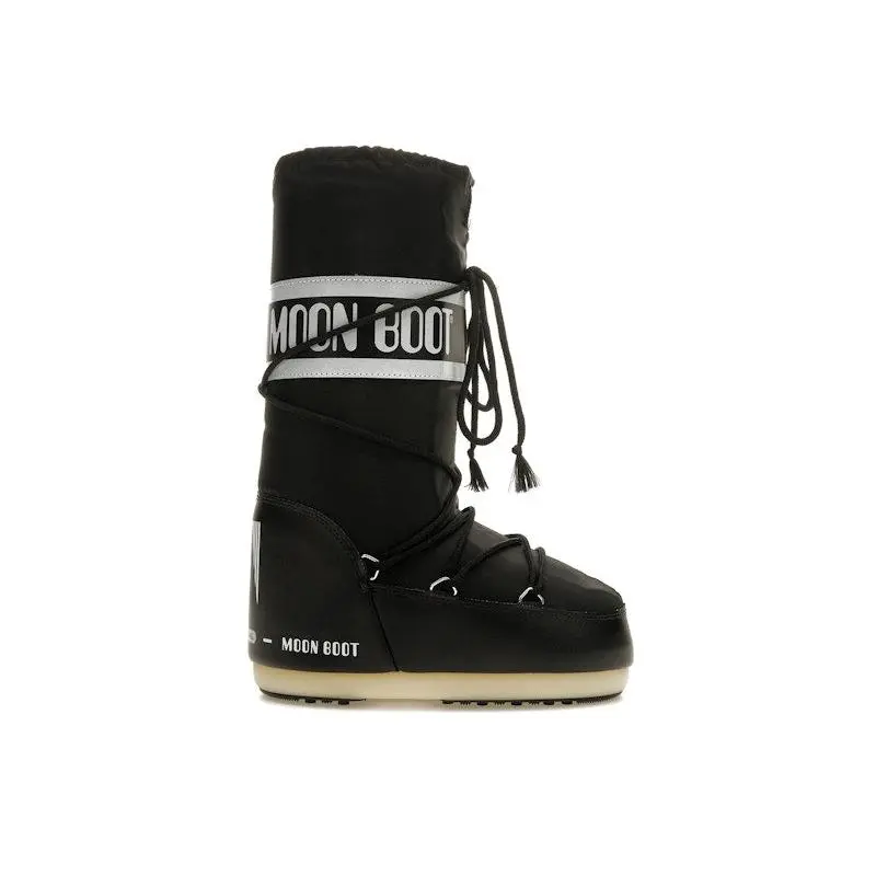 Moon Boot Unisex Icon Nylon Boot Black, from StockX