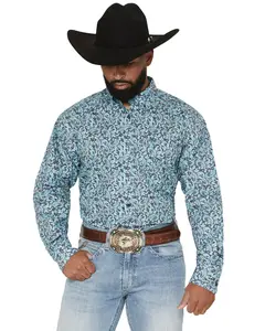Ariat Men's Phelps Floral Paisley Long Sleeve Button-Down Western Shirt - 10071602