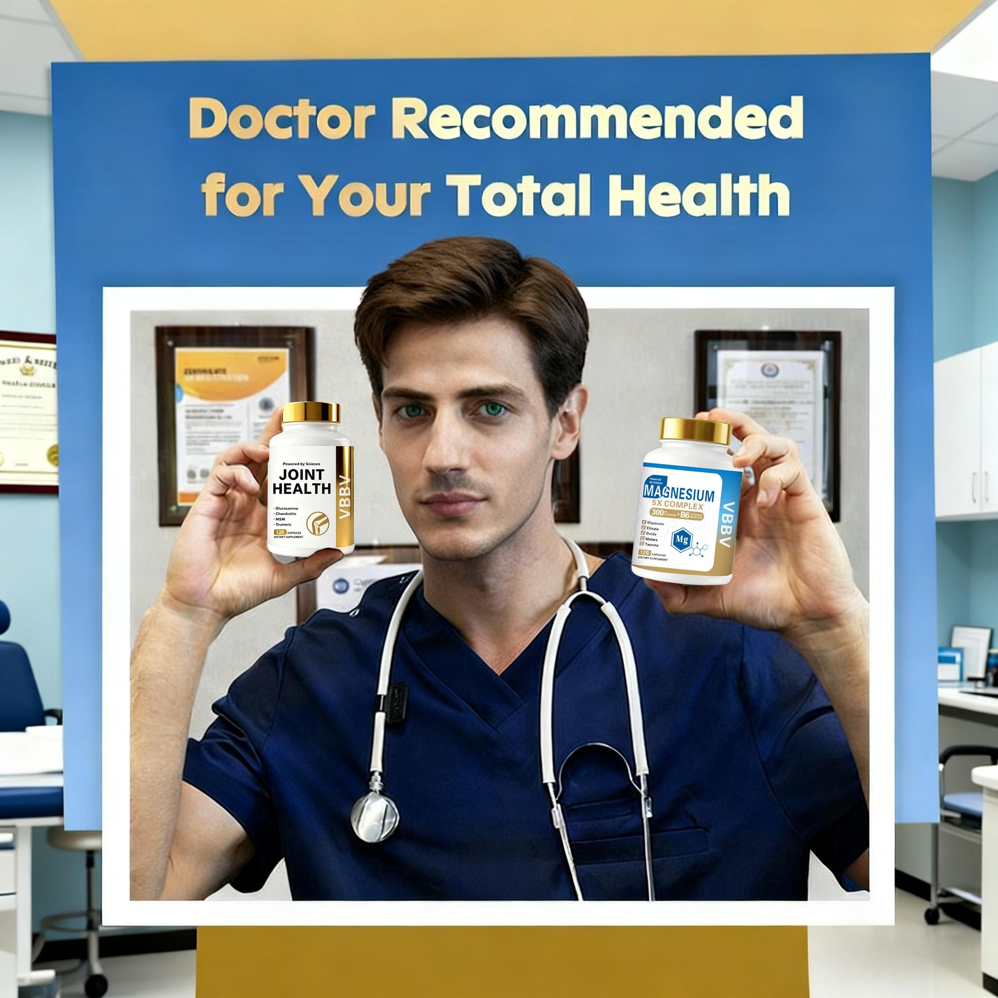 VBBV Joint Health Supplement with Glucosamine Chondroitin MSM & Turmeric 120 Capsules for Women & Men Optimum Joint Bone & Immune Health Support joint  replacement joint pain relief