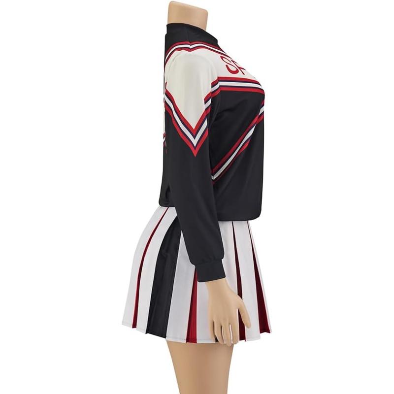 Saturday Night Live Cheerleader Outfit - Complete Spartan Uniform Set for Women