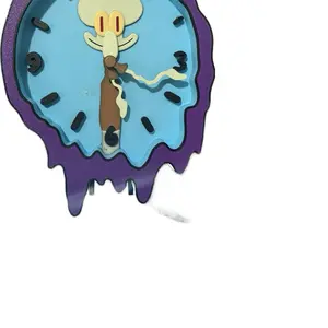 Cartoon Working Clock