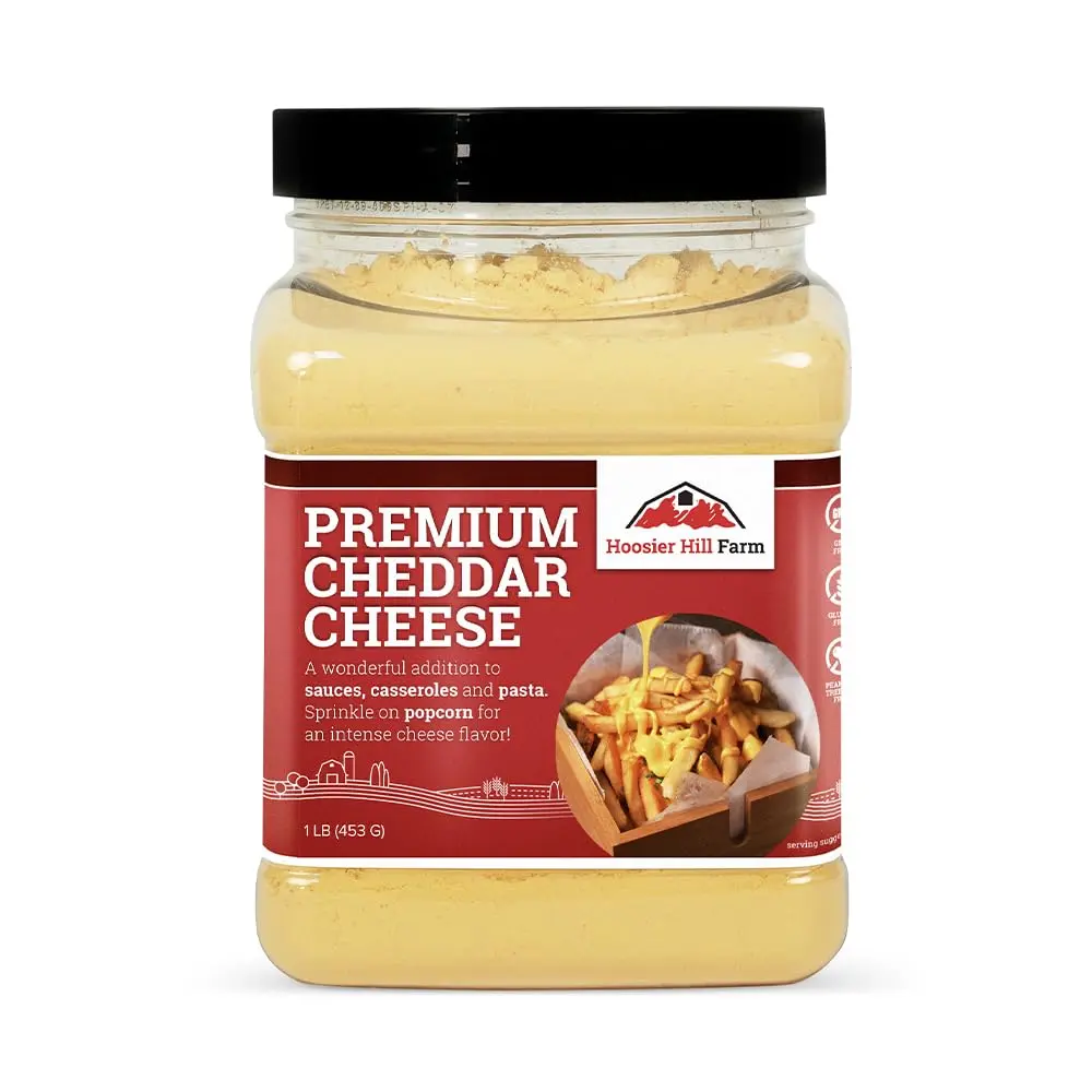 Hoosier Hill Farm Premium Cheddar Cheese Powder Hoosier Hill Farm Premium Cheddar Cheese Powder