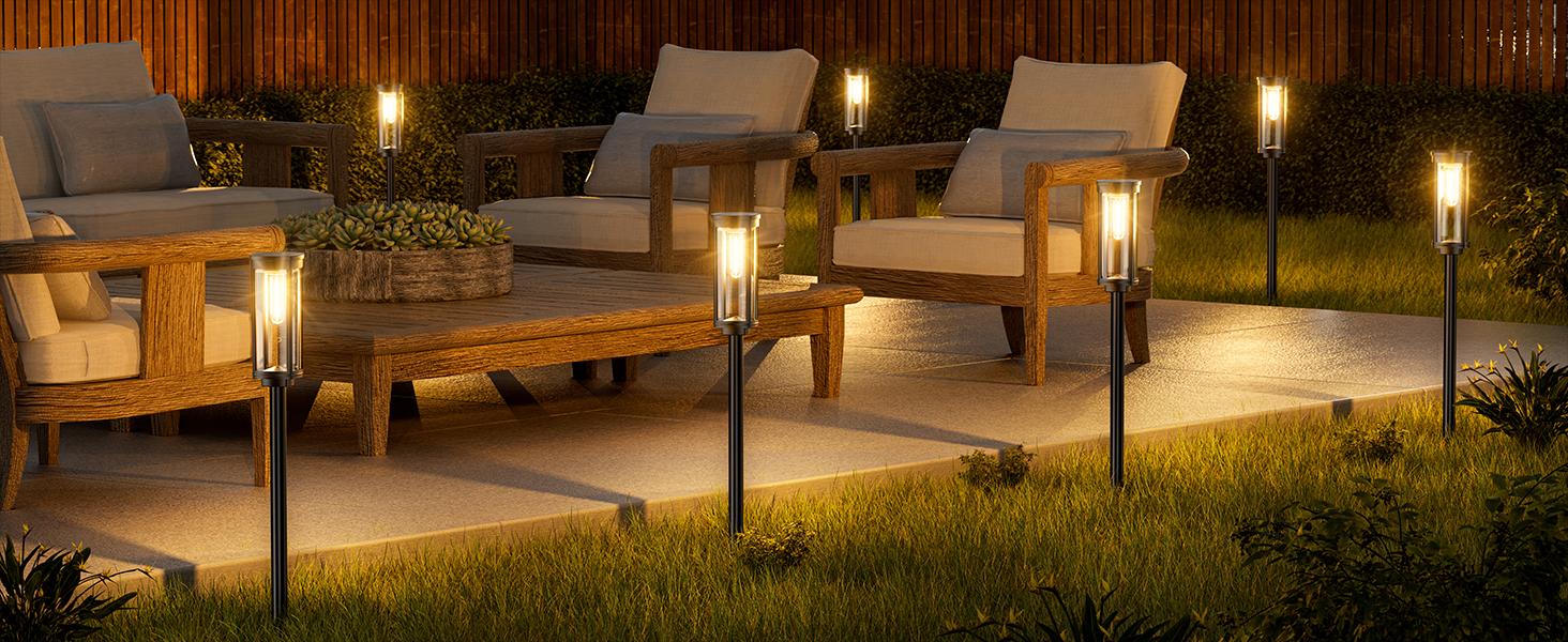 Solar Outdoor Lights,Elegant Solar Pathway Lights Modern Luxury | Easy Installation, Auto On/Off & IP65 Waterproof | For Garden, Yard & Driveway, Outdoor Solar Lighting, Decorative & Rechargeable,easiestgardenmakeover,summergarden Solar Outdoor Lights,Elegant Solar Pathway Lights Modern Luxury | Easy Installation, Auto On/Off & IP65 Waterproof | For Garden, Yard & Driveway, Outdoor Solar Lighting, Decorative & Rechargeable,easiestgardenmakeover,summergarden