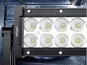 Nilight 50 Inch 288W Curved car LED Light Bar with 20100LM Spot Flood Combo – Super Bright Off Road Driving & Work Lights for Truck SUV UTV ATV Van Camper Boat Marine Use dealsforyoudays display