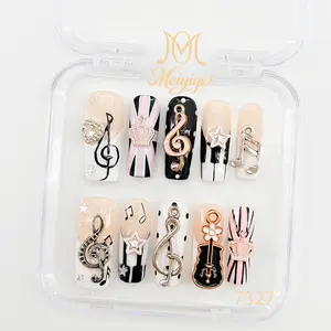 .DP.7327.Little Note Theme Nail Art