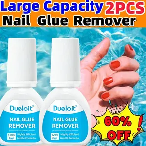 4/2PCS Fast Gel Nail Polish Remover:  3-5 MinRemoval - No Soaking/Foil Needed | Professional-GradeNail Care Remover for Quick, Clean Manicure Removal
