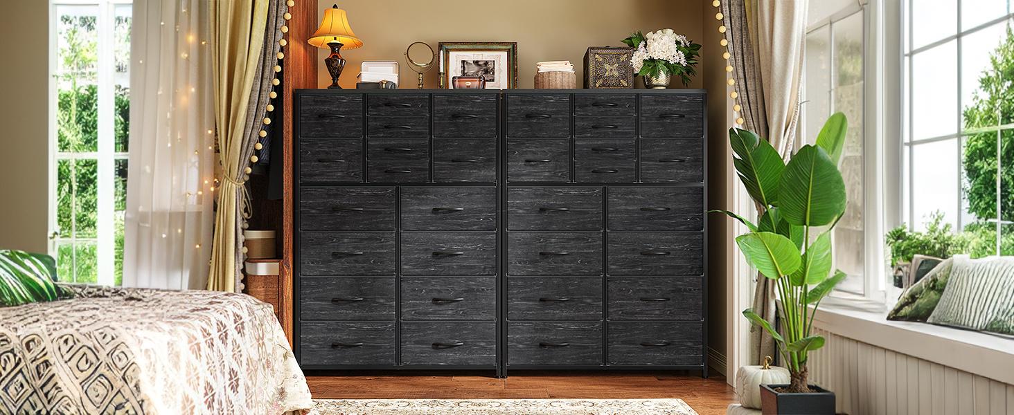 【Budget-Friendly Homehacks】Raybee 16 Deep Drawers Tall Dresser for Bedroom, Extra Large Fabric Chest of Drawers with Steel Frame, Wide Clothes Storage Tower Organizer Unit for Closet, Dorm, Living Room, Space Saving Vertical Furniture, #Backtoschool