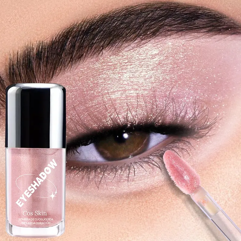 Vegan Multichrome Liquid Eyeshadow - Metallic Holographic Glitter Formula, High-Impact Multi-Dimensional Glow, Long-Wearing & Waterproof, Perfect for Lifting Brightening Eye Makeup for Daily & Party Use