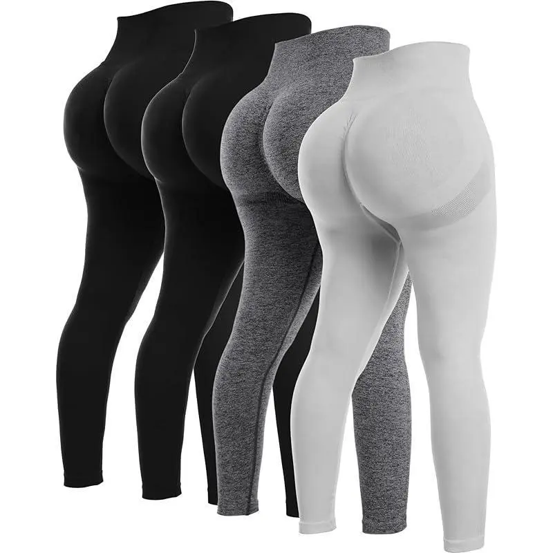 4 Piece Butt Lifting Workout Leggings for Women, Seamless Gym Scrunch Booty Lifting Sets (Rain Shoes & Covers) 4 Piece Butt Lifting Workout Leggings for Women, Seamless Gym Scrunch Booty Lifting Sets (Rain Shoes & Covers)