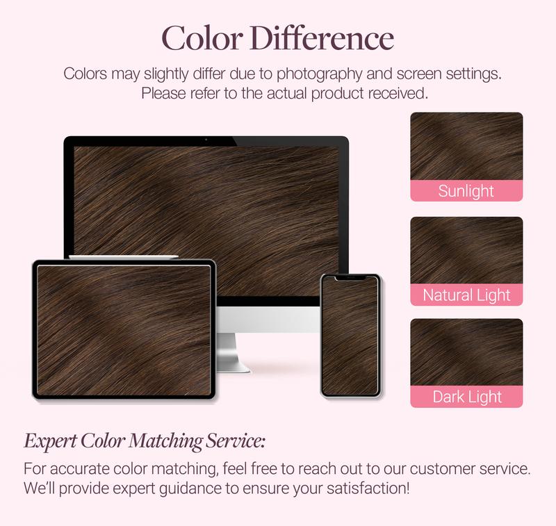 GOO GOO Scalp Hair Fill-Ins Clip-in Short Hair Extensions Real Human Hair, Thinning Hair Fill-Ins Natural Look Volumizer for Women