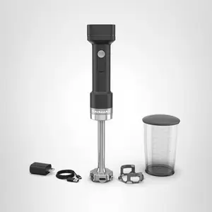 Go Cordless Hand Blender - battery included, KHBRV71, Black Matte