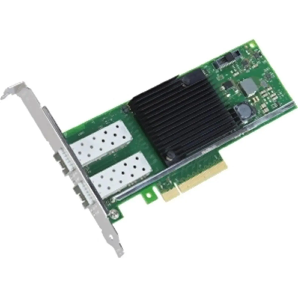 Intel Corp. X710DA2BLK Converged Network Adapter - Copper Cable Direct Attached Twin Axial Ethernet Medium, Low Profile-Full Height Bracket, 2.03 lbs, Up to 10m Cabling, Cabling Up To 10M, Sfp+