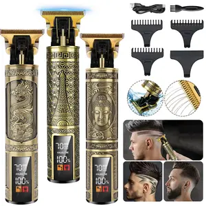 Electric Hair ClippersTrimmer for Men,USB Rechargeable Cordless Clippers with Smart Digital Display,Father's Day Gift