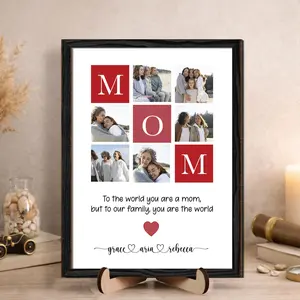 Personalised Mum or Mom Photo Print, Custom Gift from Son or Daughter, Mother’s Day Gift for Mum/Mom, Christmas Gift, Photo Keepsake, Gift for Mom