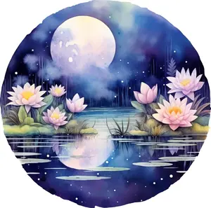 DTF Transfer – Moon Lily pad Multi Sizes (MN-SC002)