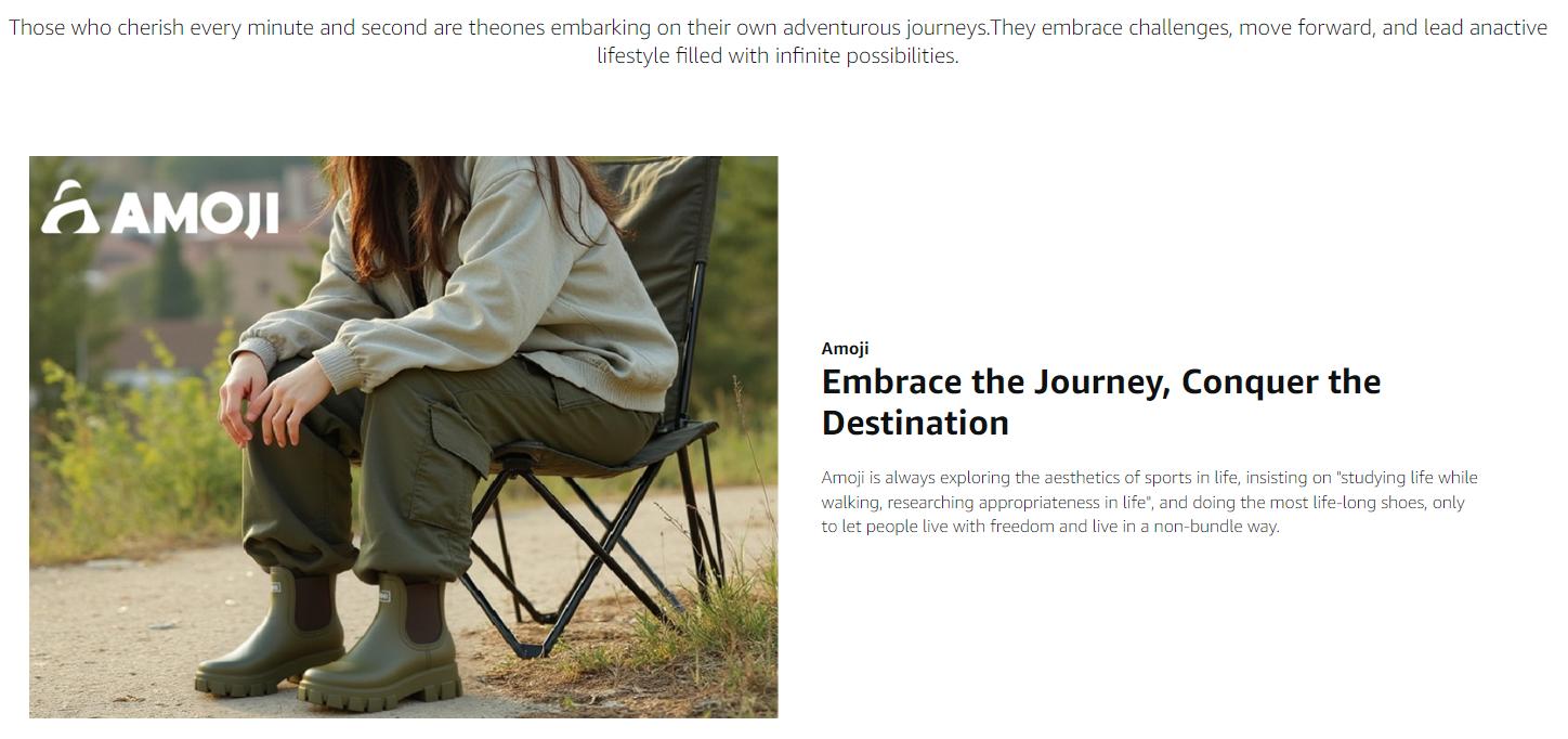 AMOJI Unisex Ankle Chelsea Rain Platform Boots 917 Waterproof Soft Shoe for Rainy Days Colorful Anti-Slip Grip Comfortable Fit