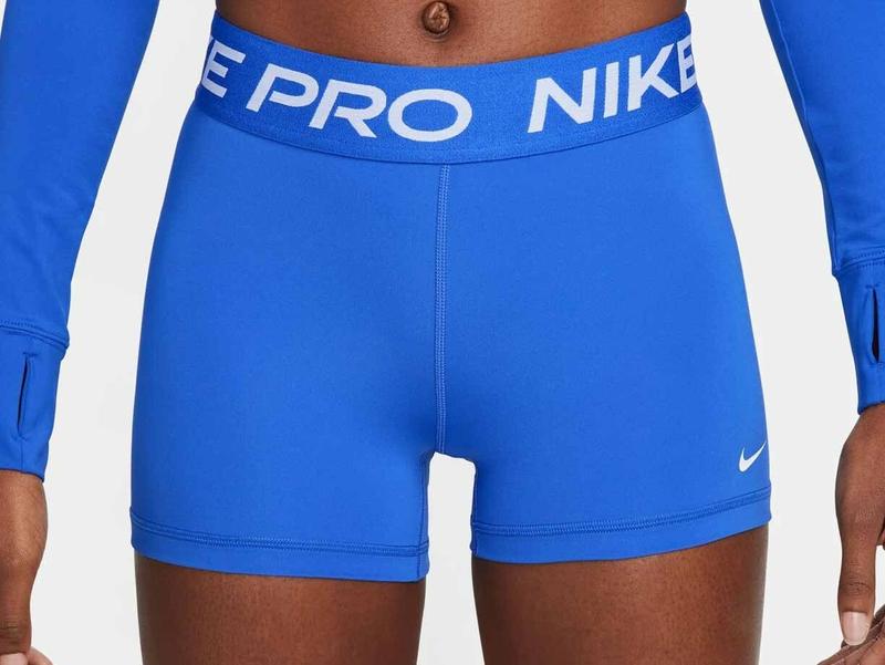 Nike Women's Nike Pro 365 3" Hyper Royal Blue Compression Short Small