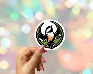 Maine Rebel Alliance Political Sticker, ME State Bird Black-Capped Chickadee sticker+ Resistance Laptop sticker