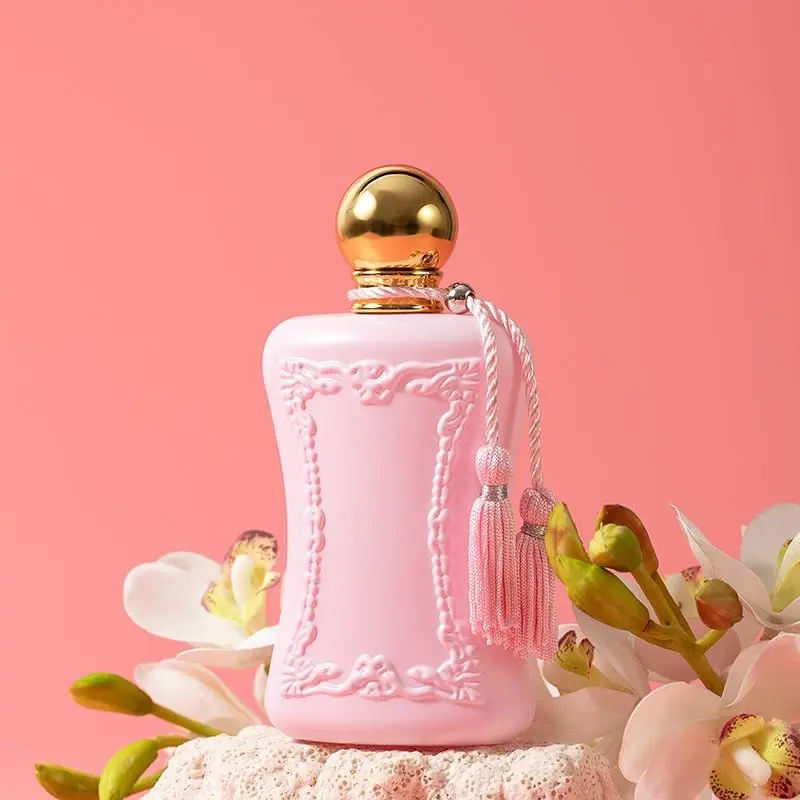 100ml Large Capacity Women's Fragrance, Daily Wear Perfume, Embossed Bottle Design, Long-Lasting Scent, Floral-Fruity Light Fragrance, Fresh Non-Overpowering, Suitable for Daily Commutes, Dates & Gifting
