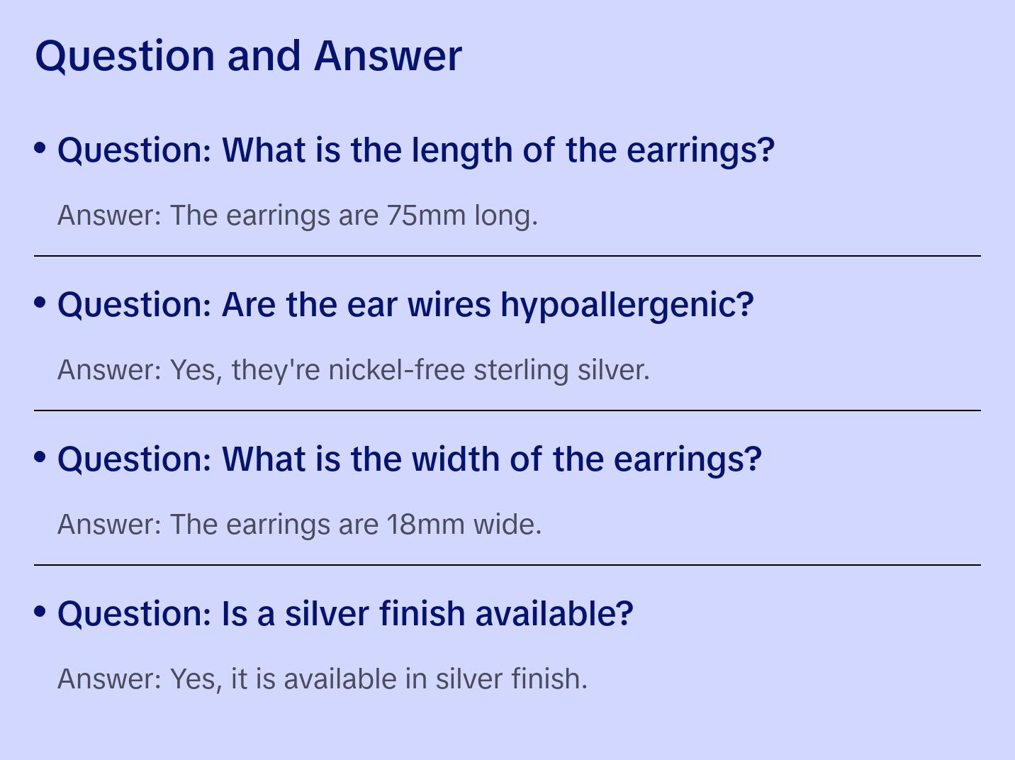 Purple Rose Earrings