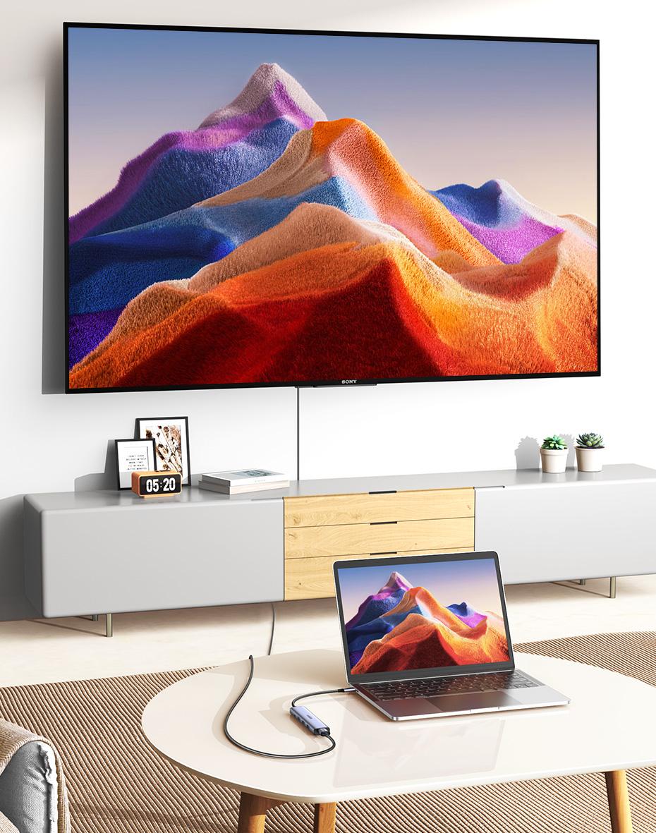 UGREEN USB C Hub 5 in 1 Multiport Adapter Revodok 105 4K HDMI, 100W Power Delivery, 3 USB-A Data Ports, USB C Dongle for MacBook Pro/Air, iPad Pro, iMac, iPhone 16 Pro/Pro Max, XPS, Thinkpad（HDMI Cable Not Included),Tiktokshopstockup