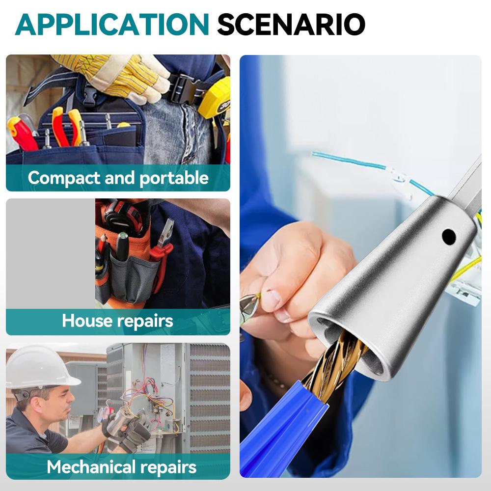 Electrician grade automatic electric wire stripper (2), parallel conversion head for electric drills, time-saving and labor-saving, suitable for maintenance on construction sites and factories Diy Tools Hand Tools Hardware Wirepliers