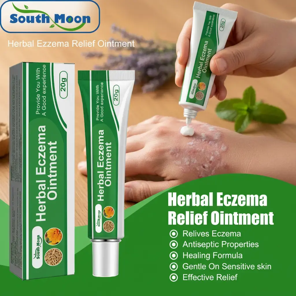 South Moon Psoriasis & Eczema Skin Care Ointment — Relieves Redness & Itching, Repairs Skin on Hands & Feet