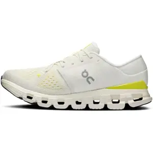 On Men's Cloud X 4 Sneakers Ivory/Lime 3ME30043072