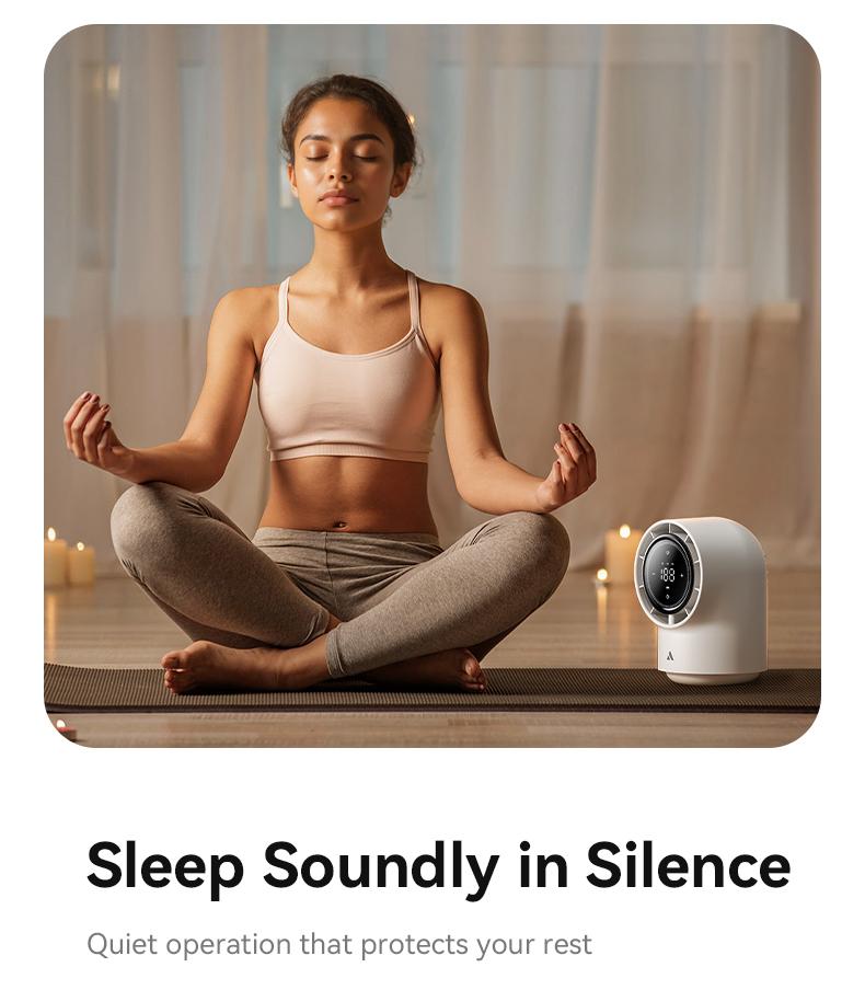 Aecooly Touch Control Desk Fan, 100 Speeds Quiet Bedroom Digital Display 8000mAh 3 Oscillation Angles Battery Powered Small Desktop Table Fan for Bedroom, Bedside, Office, Travel ,Summervibes, dealsforyoudays