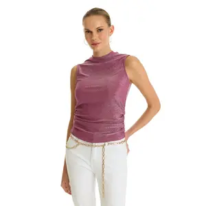 Mia Shimmer Tank - Amethyst