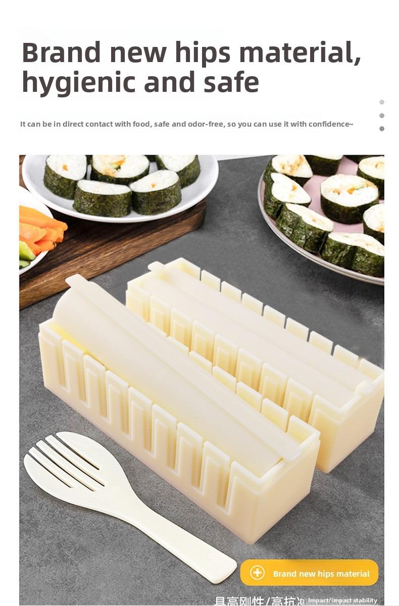 Sushi Mold Household Sushi Tool Set Seaweed Rice Roll Maker Nori Easy Sushi Kit Complete Set for Home Cooking