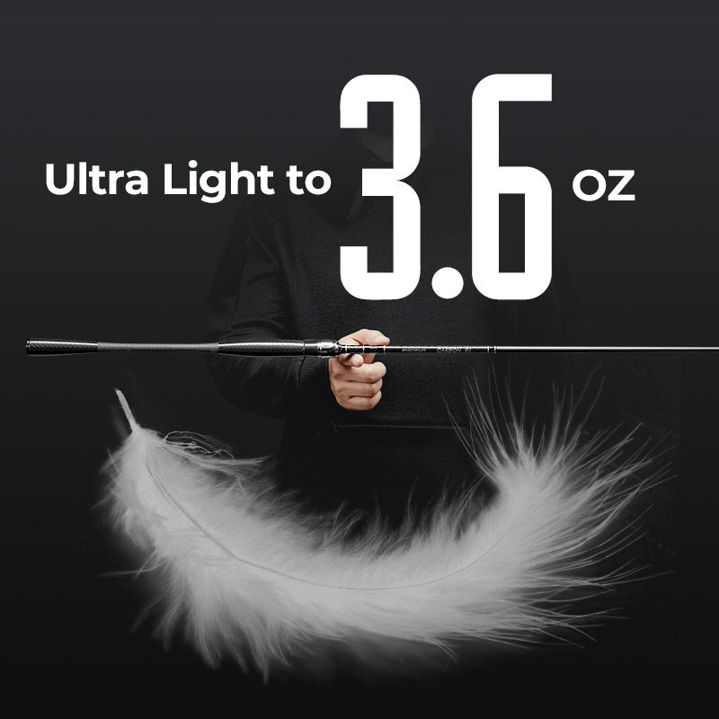 Piscifun Carbon R1 The Lightest Carbon One Piece Spinning Rod Fishing Tackle  fishing equipment