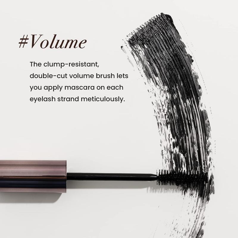 【HEIMISH】 Dailism Smudge stop Mascara curling Black 9g, Waterproof, Smudge-Proof,Curls and Lengthens,Long-lasting makeup,Natural Extension, Thickening Effect,Eye Makeup Cosmetic Eyelash