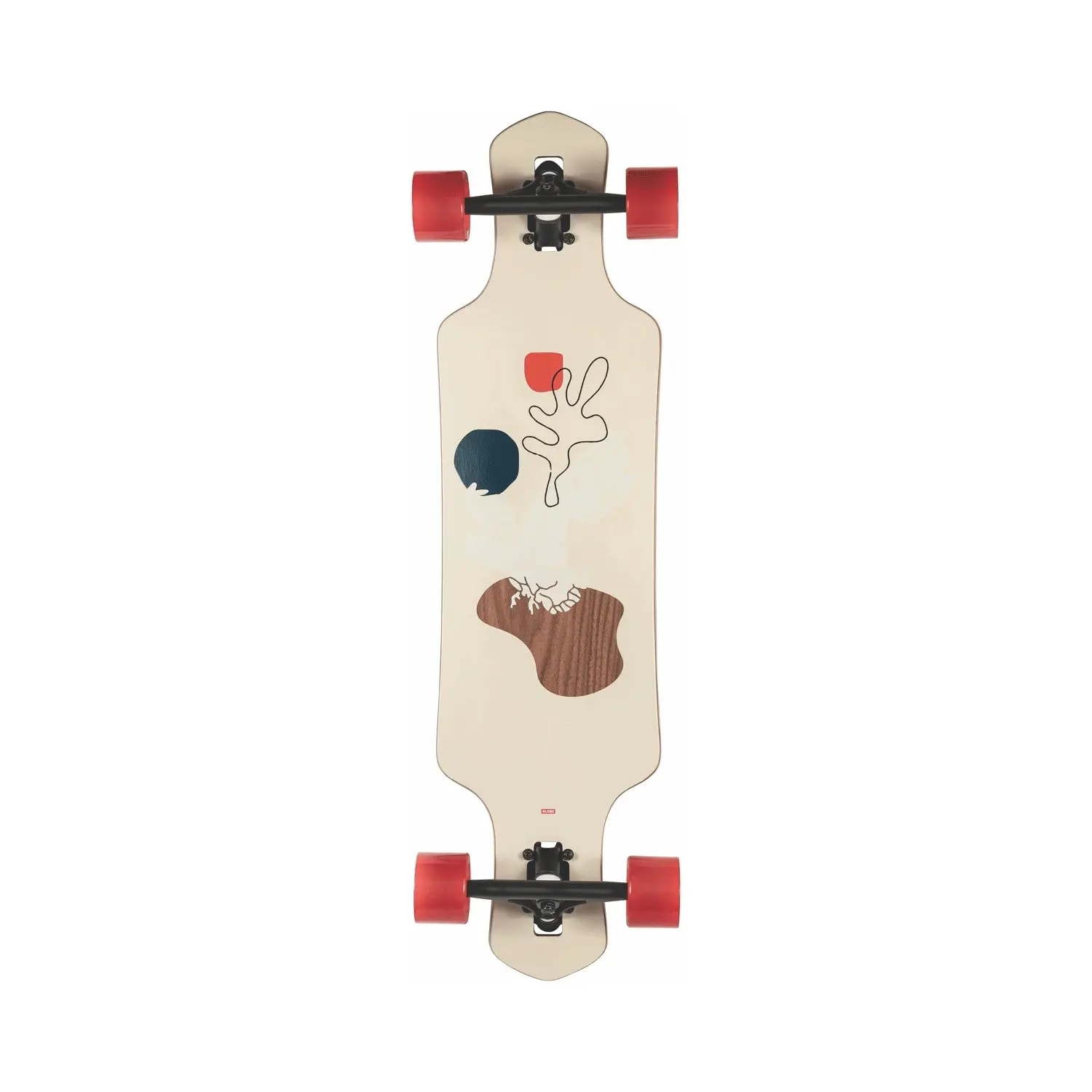 Globe Longboard Geminon 35 Walnut/Cockatoo 9" x 35" Drop Through