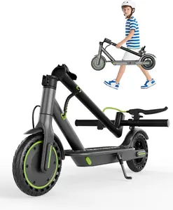 MAXSHOT Kid Electric Scooter for 8+, 350W Motor,19Mph, 12-18 Miles Range, 8.5" Solid Tire, Folding ElectricScooter for Kids with App Control, Cruise Control, DualBraking