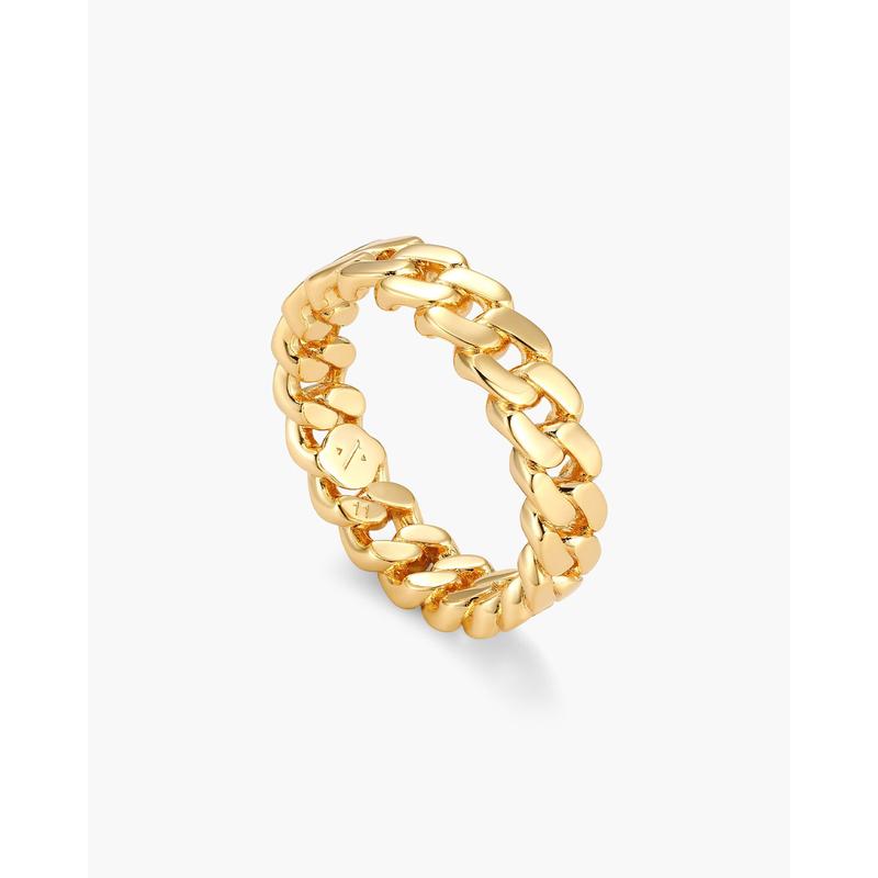 JAXXON Cuban Link Ring - Gold
